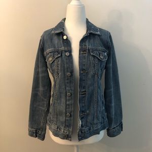 Lucky Brand Distressed Denim Jacket